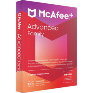 McAfee+ Advanced Family 2025 EAN:0731944748139