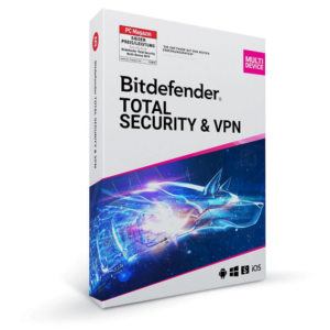 Bitdefender Total Security & Unlimited VPN 2025 EAN:9783828747623