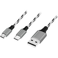 LOGILINK USB 2.0 Kabel CU0202 2-in1 USB-C Micro-USB