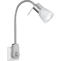 TRIO LED-Steckerleuchte Levisto 891010107 nickel-matt