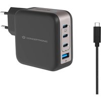 CONCEPTRONIC USB-Ladegerät ALTHEA18B 3x USB-C USB-A 100W