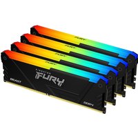 KINGSTON Arbeitsspeicher Fury Beast RGB KF432C16BB12AK4 4x 16GB