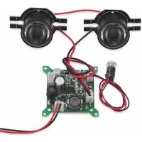 IR Doppeldiode 2x3 W mit Treiberplatine und 6 Streulinsen