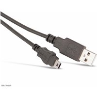 LOGILINK USB-Anschlusskabel A zu Mini-B (B5)