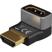 GOOBAY HDMI-Adapter 72009 90° vertikal 8k 60Hz vergoldet