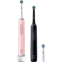 ORAL-B Zahnbürste Pro 3 3900 Duo Gift Edition schwarz/pink