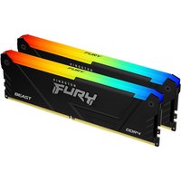 KINGSTON Arbeitsspeicher FURY Beast RGB Black XMP KF432C16BB2AK2/16 2x 8GB