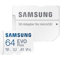 SAMSUNG MicroSDXC-Speicherkarte EVO Plus (2024) 64GB inkl. Adapter