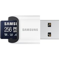 SAMSUNG MicroSDXC-Speicherkarte PRO Ultimate (2023) 256GB inkl. USB-Kartenleser