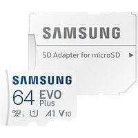 SAMSUNG MicroSDXC-Speicherkarte EVO Plus (2021) 64GB inkl. Adapter