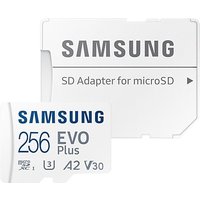 SAMSUNG MicroSDXC-Speicherkarte EVO Plus (2021) 256GB inkl. Adapter