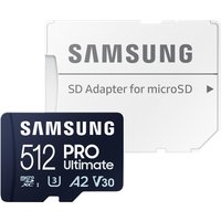 SAMSUNG MicroSDXC-Speicherkarte PRO Ultimate (2023) 512GB inkl. Adapter