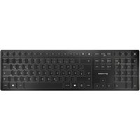 CHERRY Tastatur KW 9100 Slim schwarz/silber