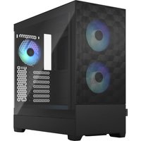 FRACTAL Midi Tower Design Pop Air RGB schwarz TG Clear Tint