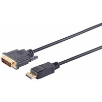 S-IMPULS DisplayPort 1.2 Adapterkabel DVI-D 1080p 3m