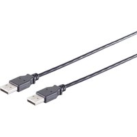 S-IMPULS USB-A Verbindungskabel 2.0 schwarz 0