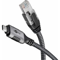 GOOBAY Ethernet-Kabel CAT6 USB-AC 3.1 auf RJ45 2m