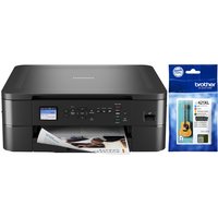 BROTHER Tintenstrahldrucker 3in1 DCP-J1050DW Tintenbundle inkl. Brother LC421VALXL