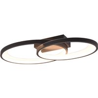 REALITY LED-Deckenleuchte Malaga R64482134 schwarz