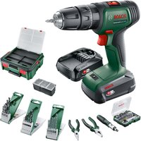 BOSCH Akku-Bohrschrauber-Set UniversalImpact 18V + Systembox