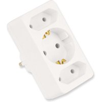 AS SCHWABE Euro- und Schutzkontakt-Adapterstecker