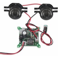 IR Doppeldiode 2x3 W mit Treiberplatine und 6 Streulinsen