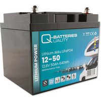 Q-BATTERIES Lithium Akku 12-50 12